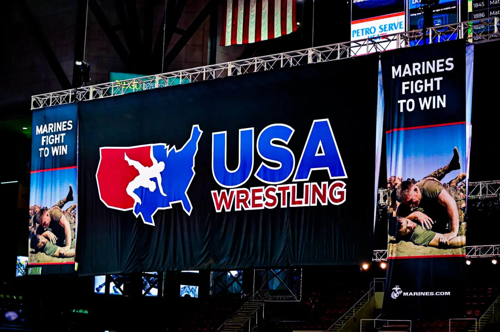 USA Wrestling FARGO Banner